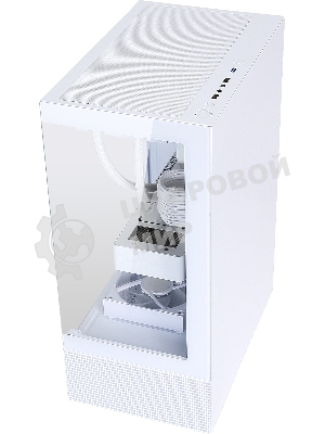 Компьютерный корпус AeroCool/Formula Crystal Z1 белый без БП ATX 2xUSB 2.0 1xUSB 3.0 audio bott PSU