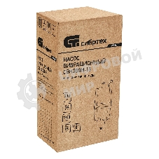 Вибрационный Сибртех насос СВН300Н15 нижний забор 300 Вт напор 75 м 1200 л/ч кабель 15 м