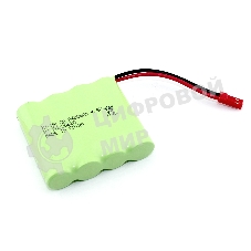 Аккумулятор Ni-Mh 4.8V 2400 mAh AA Flatpack разъем JST