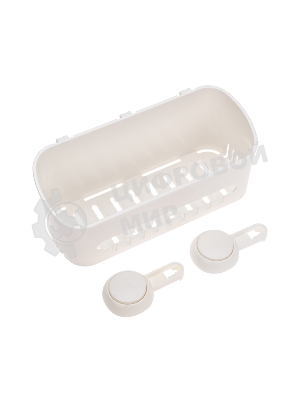 Полка для ванной комнаты HALSA HLS-F-103W на вакуумной присоске, прямая