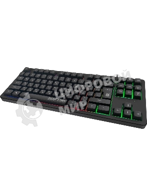 Клавиатура проводная Defender Dark Lord GK-580, USB, черный