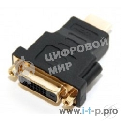 Переходник 5bites Переходник DH1807G DVI (24+1) F / HDMI M, зол.разъемы