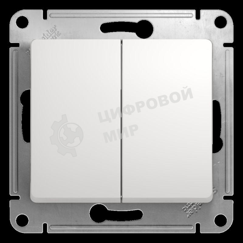 Механизм переключателя 2-кл. СП Glossa сх.6 10AX бел. SchE GSL000165