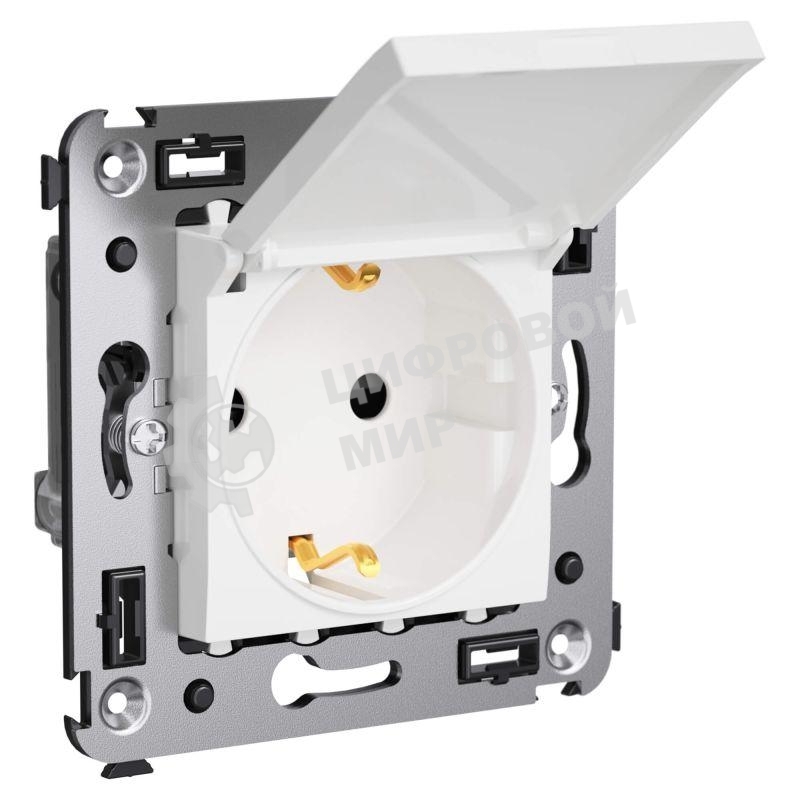 Розетка ДКС 4400013 3п 2P+E СП Avanti 