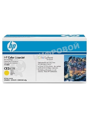 Картридж лазерный HP CE262A желтый для CLJ CP4025/CP4525 11000 стр.