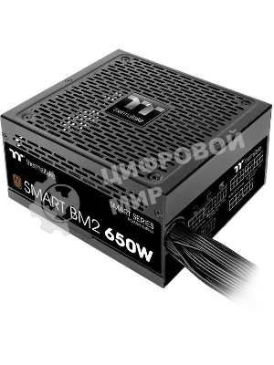 Блок питания Thermaltake Smart BM2 RTL (PS-SPD-0650MNFABE-1), 650Вт, 80 Plus Bronze, модульный, черный