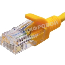 Патч-корд Suprlan 10-0164 UTP RJ-45 вил.-вилка RJ-45 cat.5e 3м желтый LSZH 24AWG