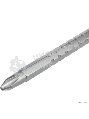 Отвертка реверсивная комбинированная Rexant двухсторонний стержень 120 мм (крестовая PH 2, шлицевая SL 6 мм), двухкомпонентная рукоятка