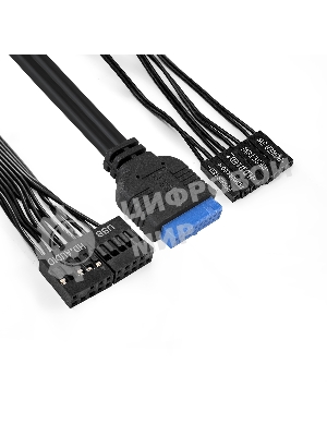 Компьютерный корпус Minitower ExeGate EX291148RUS BAA-105U2-01-AA500 (mATX, БП AA500 с вент. 8см, 2*USB+2*USB 3.0, аудио, черный)