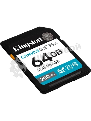 Флеш карта SDXC 64Gb Kingston SDG4/64Gb Canvas Go! Plus w/o adapter