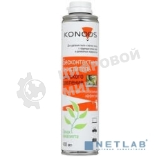 Очиститель - спрей: KAD-400-А Сжатый воздух для продувки пыли Konoos с антибактериальным компонентом, 400 мл