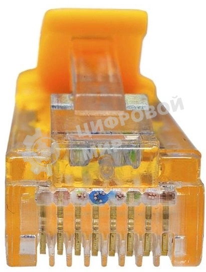 Патч-корд Suprlan 10-0164 UTP RJ-45 вил.-вилка RJ-45 cat.5e 3м желтый LSZH 24AWG