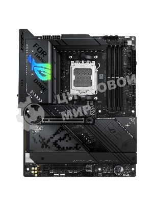 Материнская плата ASUS ROG STRIX X870-F GAMING WIFI, AM5, AMD X870, 4xDDR5, 2xSATA, 4xM.2, 1xPCI-E 5.0 x16, 1xPCI-E 4.0 x4, 1xHDMI, 1xDP, 2xUSB-C USB4, 1xUSB-C 10Gbps, 5xUSB-A 10Gbps, 4xUSB-A 5Gbps, 1x 2.5Gb LAN, 2x3.5 мм, 7.1, ATX