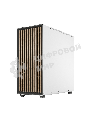 Компьютерный корпус без блока питания Fractal Design North XL, Full-Tower, 3x140мм, 2xUSB-A 3.2 + 1xUSB 3.2 Type-C E-ATX, ATX, mATX, mITX Wood panel, Chalk белый
