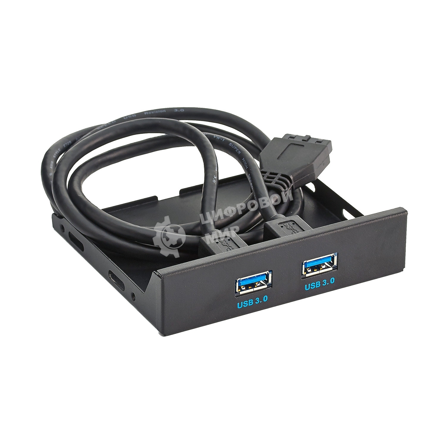 Планка USB на переднюю панель ExeGate U3H-615, 3,5