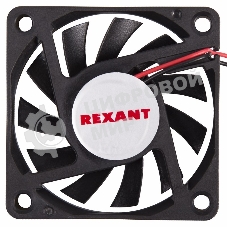 Вентилятор для корпуса Rexant RX 6010MS 12VDC черный, 60 мм, 4000 об/мин, 32 дБ, 2 pin