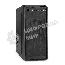 Компьютерный корпус Miditower ExeGate XP-332UC-XP450 (ATX, XP450 с вент. 12см, 2хUSB 3.0/1хTypeC, аудио, черный)