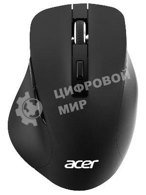 Мышь беспроводная Acer OMR140 черный, 1600 dpi, радиоканал, USB, кнопки - 6