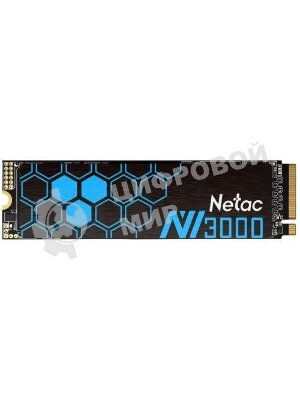 Накопитель SSD Netac NV3000, 1Tb, PCIe 3.0 x4, M.2 2280, NVMe, R/W 3100/2100