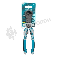 Клещи торцевые Gross усиленные с рычажным механизмом, трехкомпонентные рукоятки, 200 мм