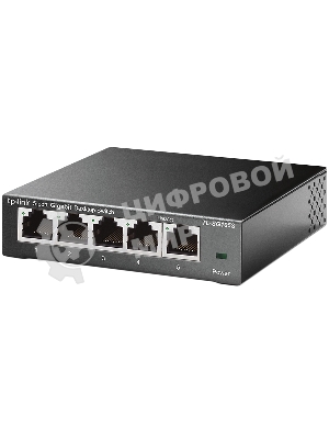 Коммутатор настольный TP-Link TL-SG105S 5-портовый 10/100/1000 Мбит/с