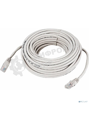 Пaтч-корд Rexant U/UTP, cat.5e, RJ45-RJ45, неэкранированный, PVC серый, 20м