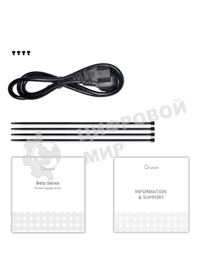 Блок питания 700W Ocypus Beta P700 BK (ATX, APFC, 20+4 pin, 120мм fan, PCI-E 6+2Px2, 3xSATA) (Beta-P700-N1HDBK024X-EU)