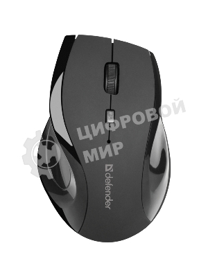 Мышь беспроводная Defender Accura MM-295 черный, 1600 dpi, радиоканал, USB, кнопки - 6