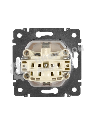 Розетка Legrand Valena 774220 влагозащищенная IP44 с заземлением с крышкой и защитными шторками (белая)