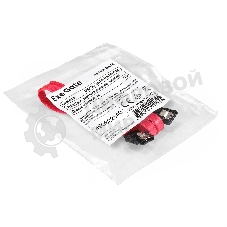 Кабель SATA ExeGate EX-CC-SATADATA-0.8L (7pin/7pin, металлические защелки, 0,8м)
