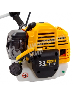 Триммер Denzel DT 33S бензиновый 33см3 1.8 лс. разъемная штанга состоит из 2 частей