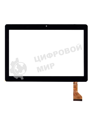 Сенсорное стекло (тачскрин) Turbopad 1015 (2019), черное