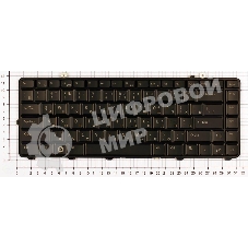 Клавиатура для ноутбука Dell Studio 15 1555 1557 1558 черная с подсветкой