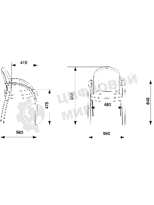 Стул Бюрократ ДЖУНО светло-бежевый, эко.кожа, на ножках дерево