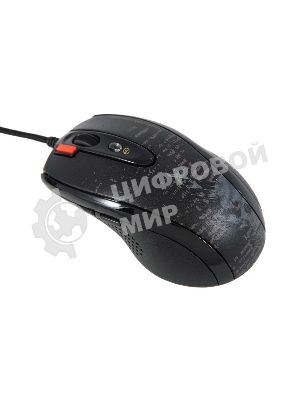 Мышь проводная A4Tech F5 черный, 3000 dpi, USB, кнопки - 7