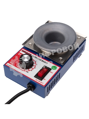 Паяльная ванна Rexant, модель R38F, 100 Вт, ø 38 мм, 200-480 °C, бессвинцовая