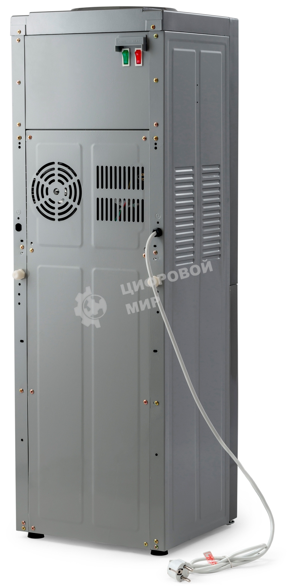 Кулер AEL LD-AEL-28 напольный электронный серебристый/серый