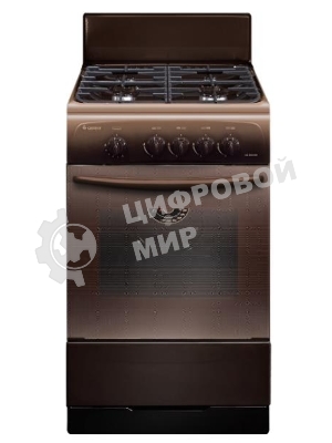Плита газовая Gefest CG 50М02 К83 коричневый, конфорок 4 шт, духовка 42 л, 50 см x 85 см x 53 см