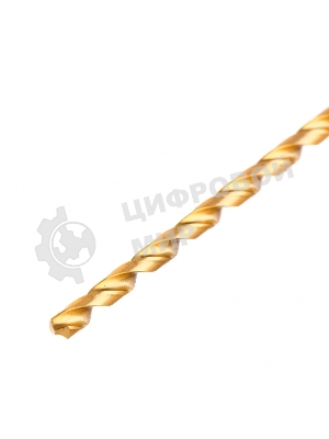 Сверло спиральное по металлу Matrix 5 x 300 мм, HSS, нитридтитановое покрытие