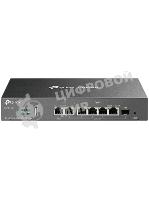 Маршрутизатор VPN TP-Link ER707-M2 Omada с мультигигабитными портами,1 x RJ45 WAN 2,5 Гбит/с, 1 x RJ45 WAN/LAN 2,5 Гбит/с, 1 x SFP WAN/LAN, 4 гиг. порта RJ45 WAN/LAN, 1 порт USB 2.0