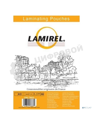 Пленка для ламинирования Lamirel 75мкм A3 (100шт) (LA-78655)