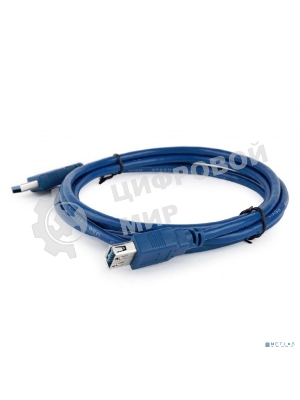 Кабель Bion USB 3.0 AM/AF удлинительный 1.8 м, позолоченные контакты