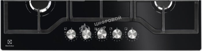 Газовая варочная панель Electrolux KGG75362K черный