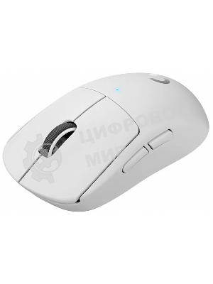 Мышь беспроводная Logitech G PRO X SUPERLIGHT белый, 25600 dpi, радиоканал, USB, кнопки - 5