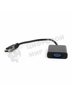 Переходник HDMI-VGA Cablexpert A-HDMI-VGA-04, 19M/15F, провод 15см