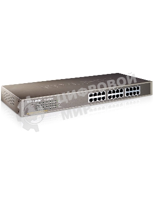Коммутатор сетевой TP-Link SMB TL-SF1024 Коммутатор 24-port 10/100M Switch, 1U 19-inch rack-mountable steel case