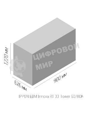 Источник бесперебойного питания Ippon Innova RT 33 80K Tower 80000Вт 80000ВА черный