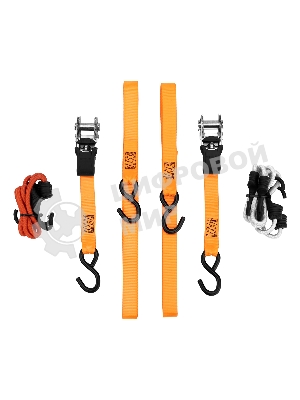 Набор стяжек и резинок для фиксации грузов Stels