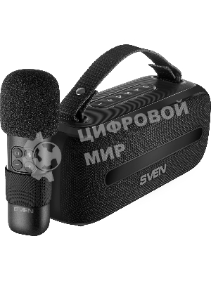 Колонка портативная SVEN PS-255 черный 12W 1.0 BT 3600mAh