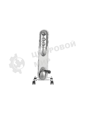 Обогреватель масляный Ресанта ОМПТ-7Н (7 секций) белый, 1500 Вт, 15 м2, термостат 67/3/3